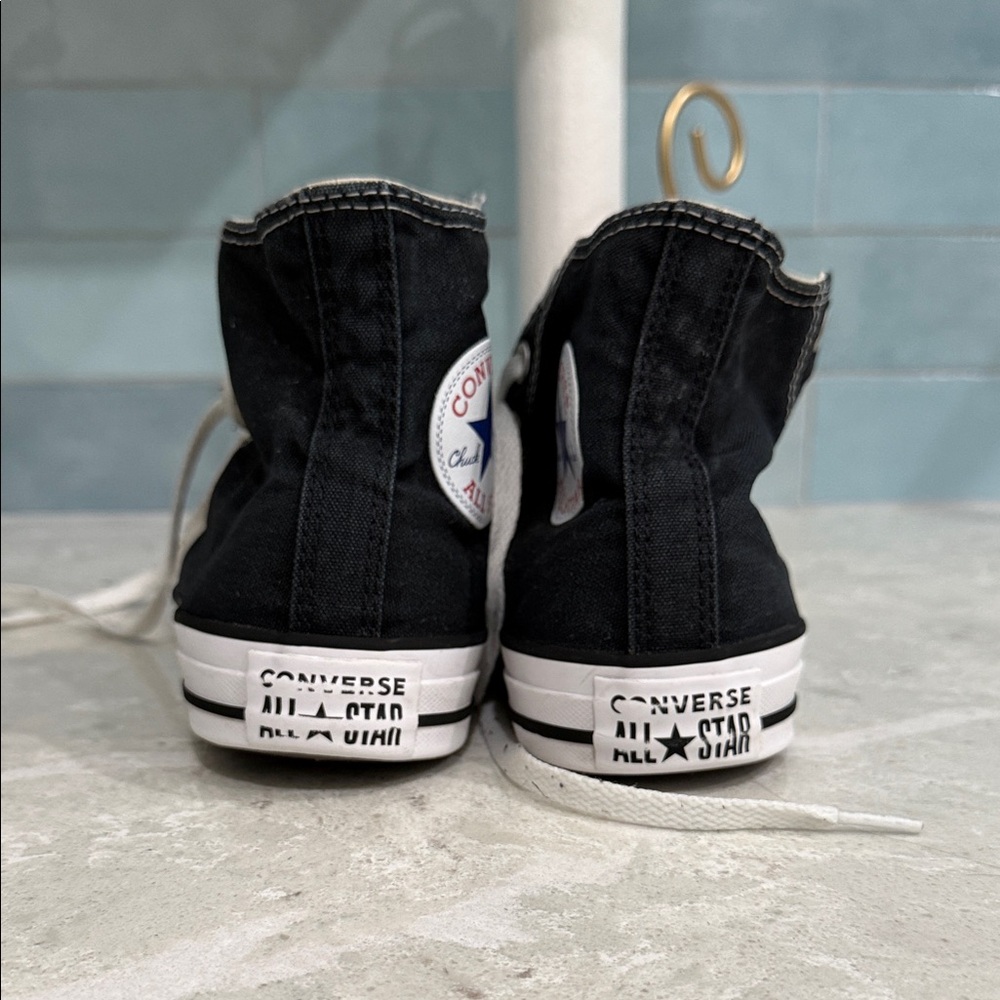 Converse Kids Black and White Sneakers - Picture 2 of 3